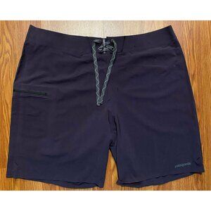 Patagonia Stretch Hydroflow Board Shorts Mens 38 9" Blue 86570 Swim Trunks